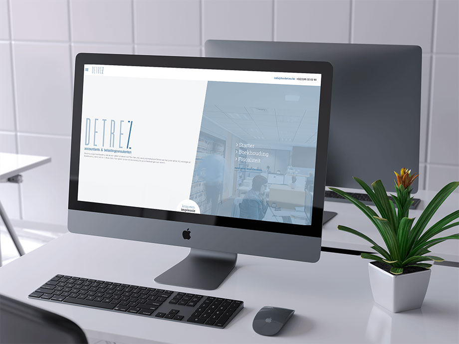 Webdesign voor accountant kantoor - Detrez | Cre8